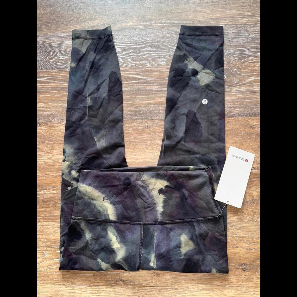 Lululemon Wunder Train High Rise 25” Ink Islands Burnside Multi Size 8 NWT